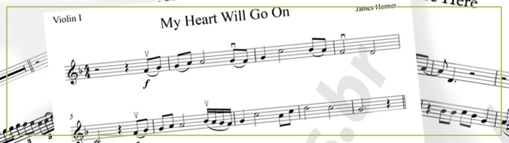 My Heart Will Go On - Partitura