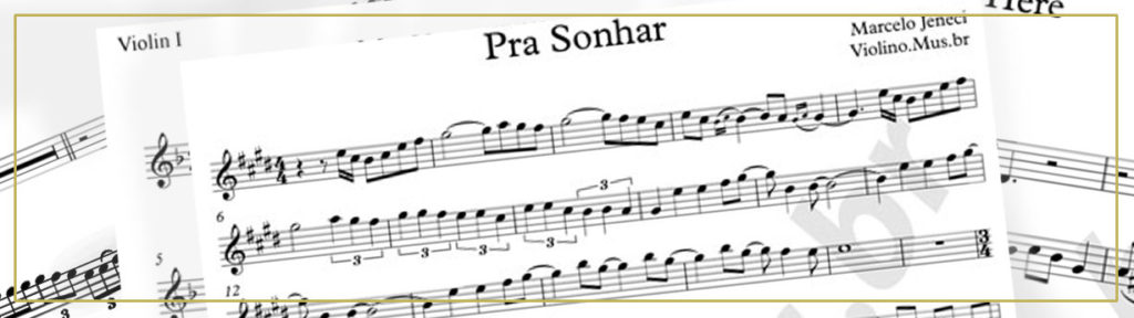 Pra Sonhar - Partitura - Marcelo Jeneci