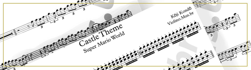 Castle Theme score Super Mario World